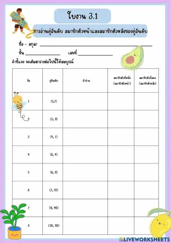 คู่อันดับ