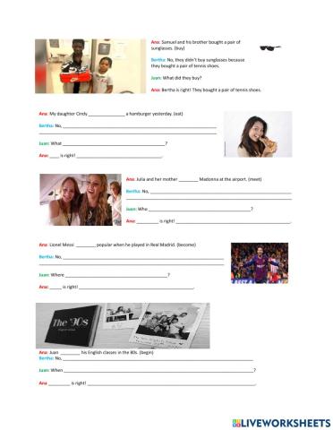 Simple past practice