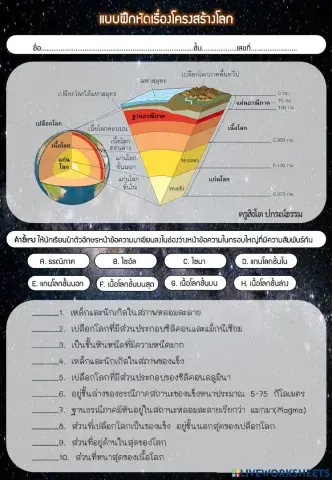 โครงสร้างโลก   Ep4