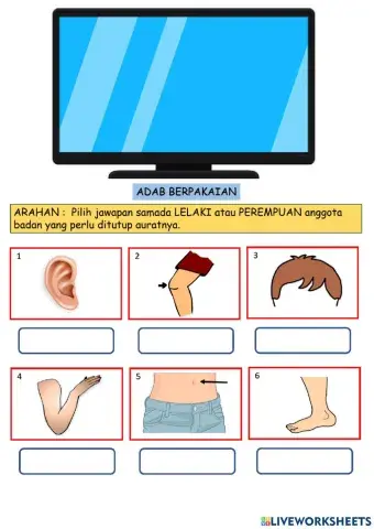 Adab berpakaian - aurat