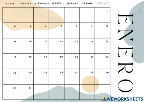 English Class - Calendar