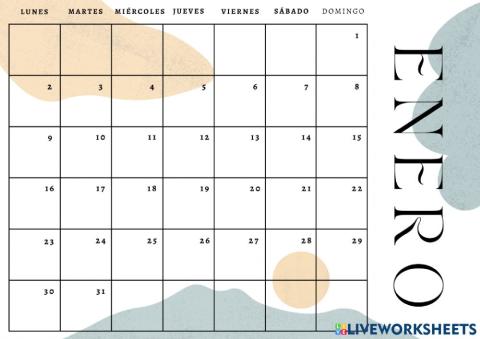 English Class - Calendar