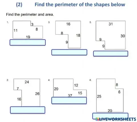 Perimeter with missing sides