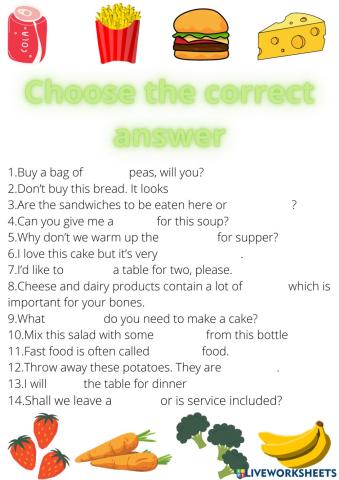 Choose the correct answer