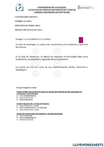 Cuestionario grupo 4