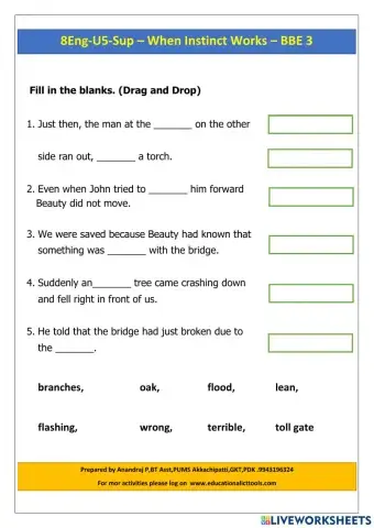 Eng-U5-Sup-When Instinct Works -BBE 3