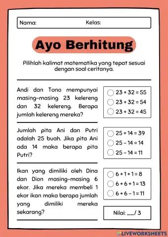 Ulangan matematika