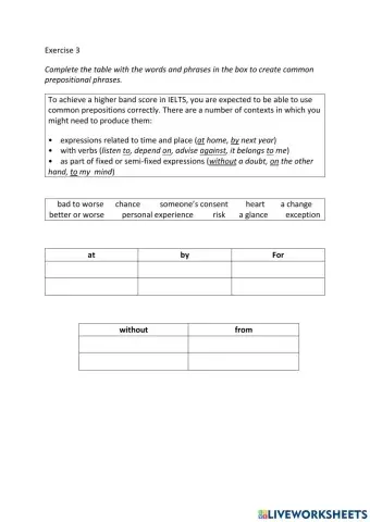 IE3, Unit 6, Writing, Exercise 3