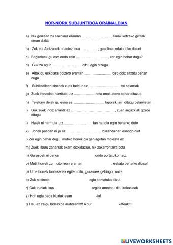 Nor-nork subjuntiboa