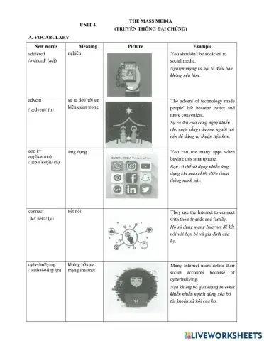 Unit4:THE MASS MEDIA(4.1)