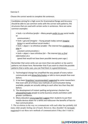 IE3, Unit 6, Writing, Exercise 5