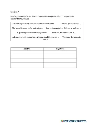 IE3, Unit 6, Writing, Exercise 7