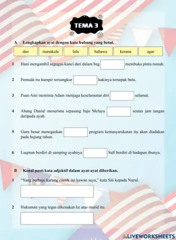 Tutor Sukses 2023-24 Bahasa Melayu Tahun 4 - Tema 3