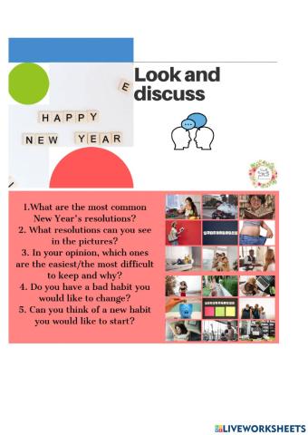 New Year's resolutions