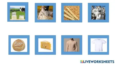 Materia prima - producto elaborado