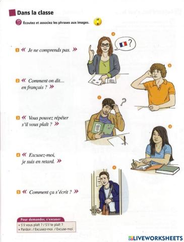 Expressions utiles en classe