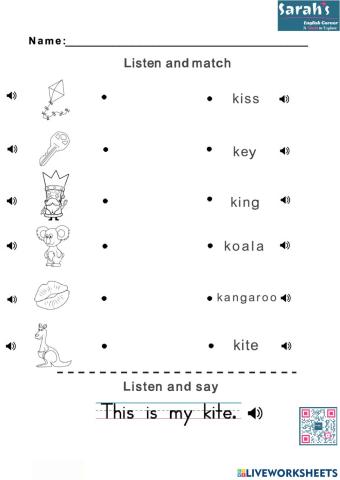 Phonics Kk