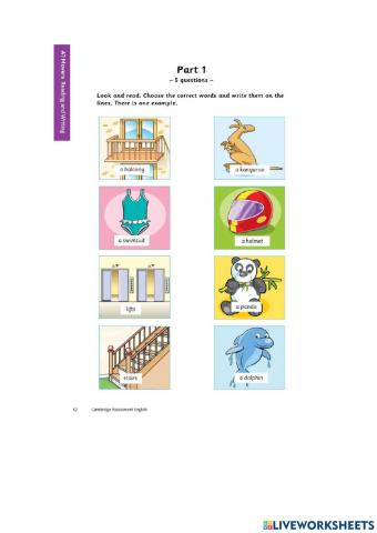 Reading & Writing - part 1-4