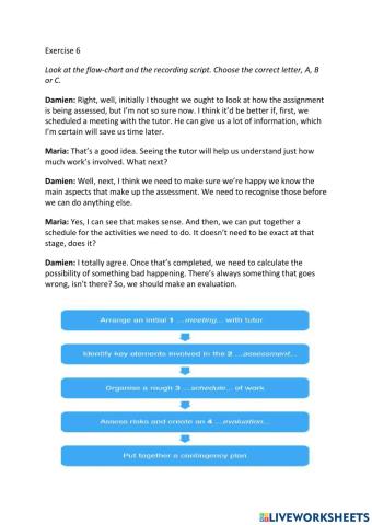 IE3, Unit 6, Listening, Exercise 6