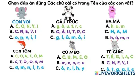 Vui học chữ cái