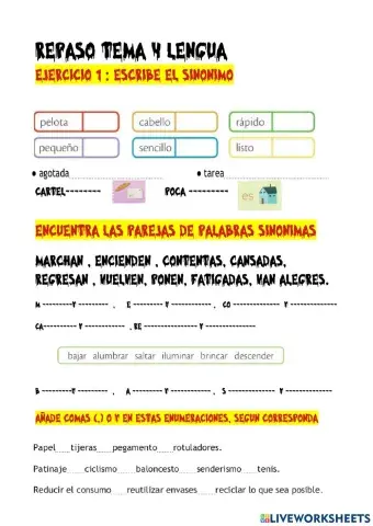 Lengua 2022 repaso tema 4