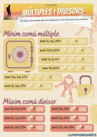 Repte de múltiples i divisors