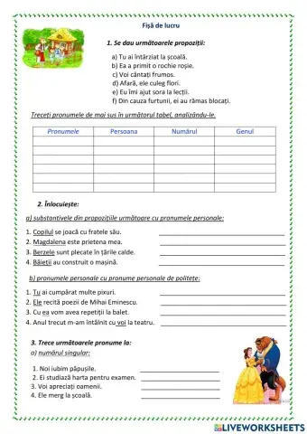 Pronume personal și de politețe