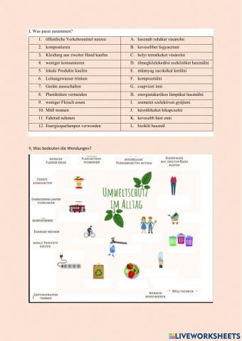 Umweltschutz - Deutsch-Ung