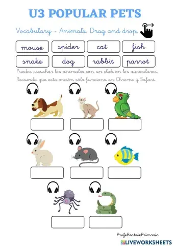 Go Far Richmond Year 1 U3 Popular Pets (I)