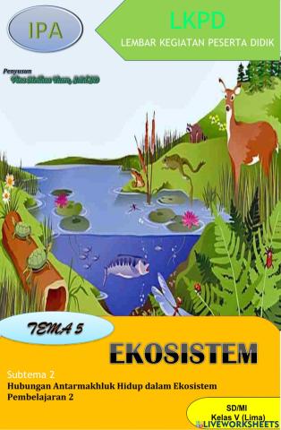 Hubungan Antarmakhluk Hidup dalam Ekosistem Tema 5 Subtema 2 Pembelajaran 2