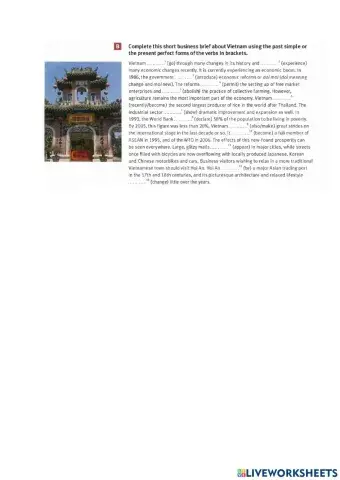 Present Perfect and Past Simple -Change-