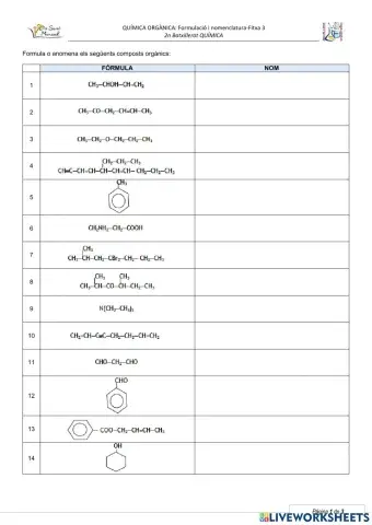 Formulació i nomenclatura orgànica-3