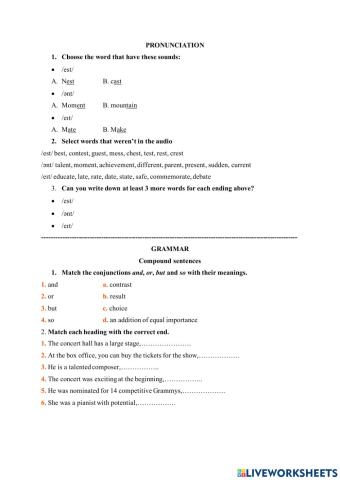 Language focus unit 3