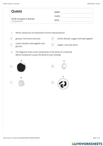 IGESE Transport in animals