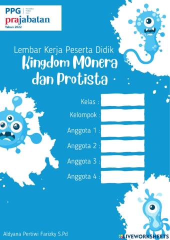 Tingkatan Takson, Monera dan Protista