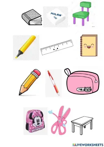 Le matériel scolaire