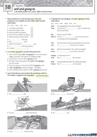 5B will & be going to