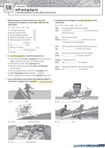 5B will & be going to