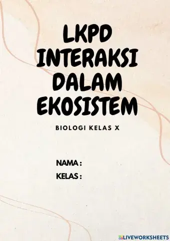 Interaksi Ekosistem