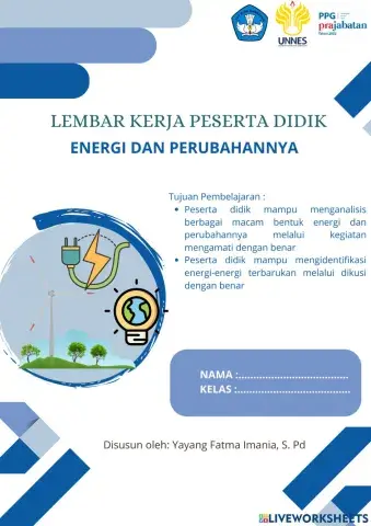 Energi dan Perubahannya IPAS X SMK