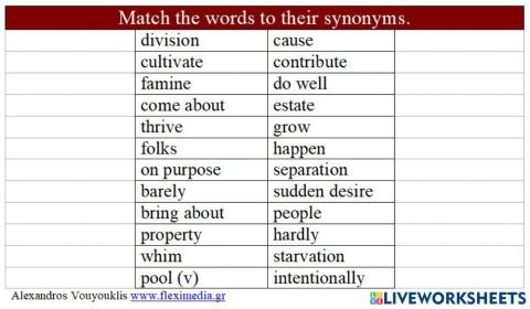 Think like a mother synonyms