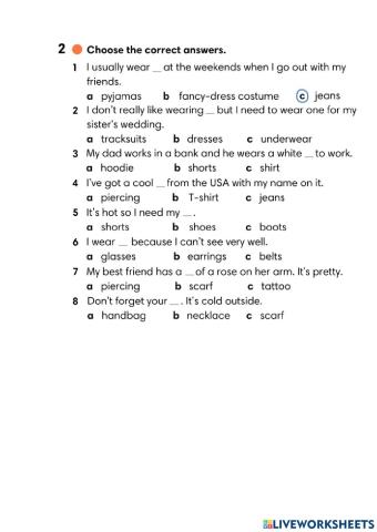 Wider World 2 - Unit 2.1 - Vocabulary