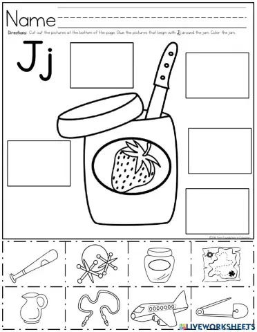 Letter Jj Sound Identify