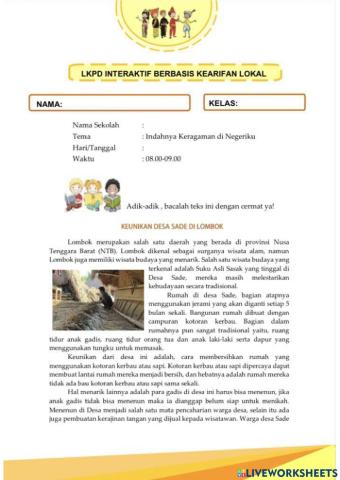 LKPD INTERAKTIF KELAS V