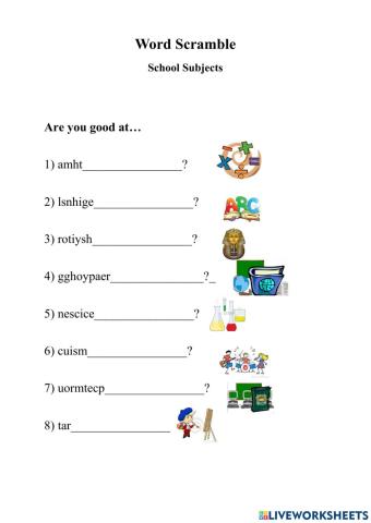 School subjects
