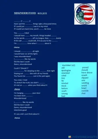 Misunderstood - bon jovi listening song