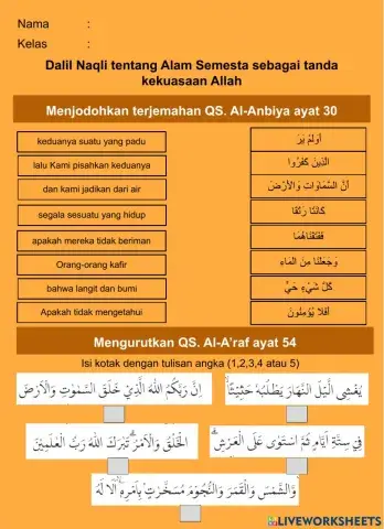 Alam Semesta Sebagai Tanda Kekuasaan Allah