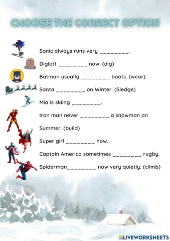 Present simple vs present continuous