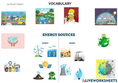 Energy vocabulary