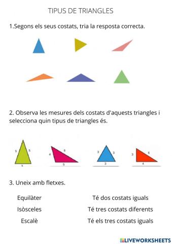 Tipus de triangles